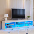 Glass Shelf TV Stand Wooden Living room